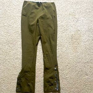 Green casual pants